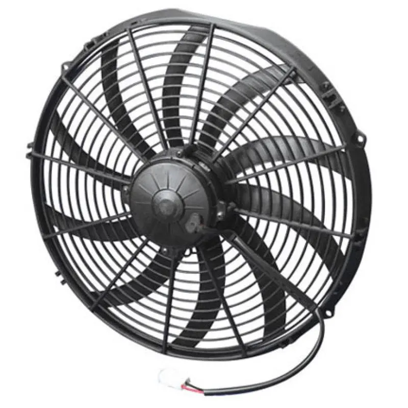 Spal 16.00" Inch Electric Fan Pusher Style High Performance 1959 Cfm 10 Curved Style Blades - 30102048 1