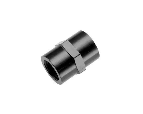 Redhorse Performance 1/8" Npt Female Pipe Coupler - Black - 910-02-2 1