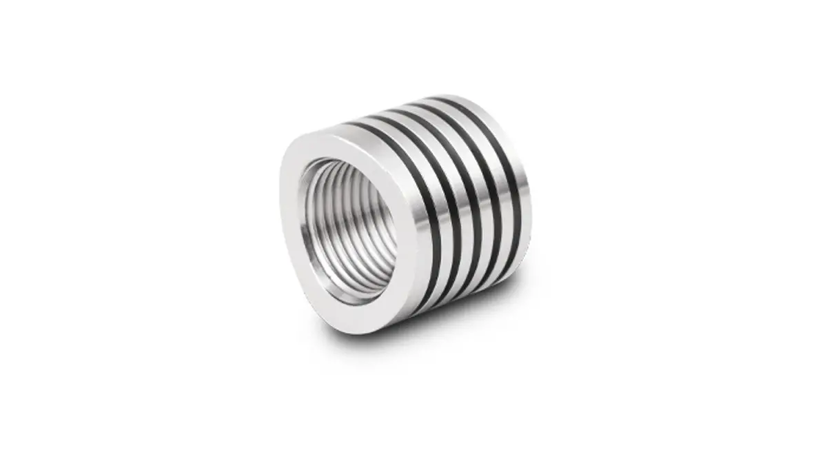 Vibrant Heat Sink O2 Sensor Stainless Steel Weld Bung  - 10419 1
