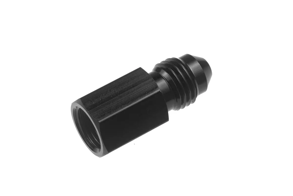 Redhorse Performance -4An Male To 1/8" Npt Female Straight Gauge Adapter - Black - 9195-04-02-2 1
