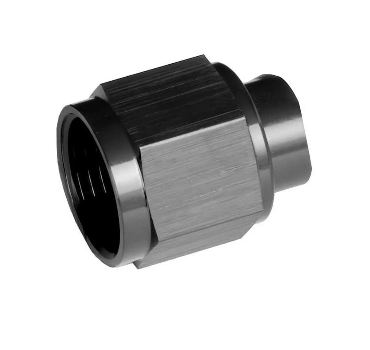 Redhorse Performance -12An Two Piece An Flare Cap Nut - Black - 929-12-2 1