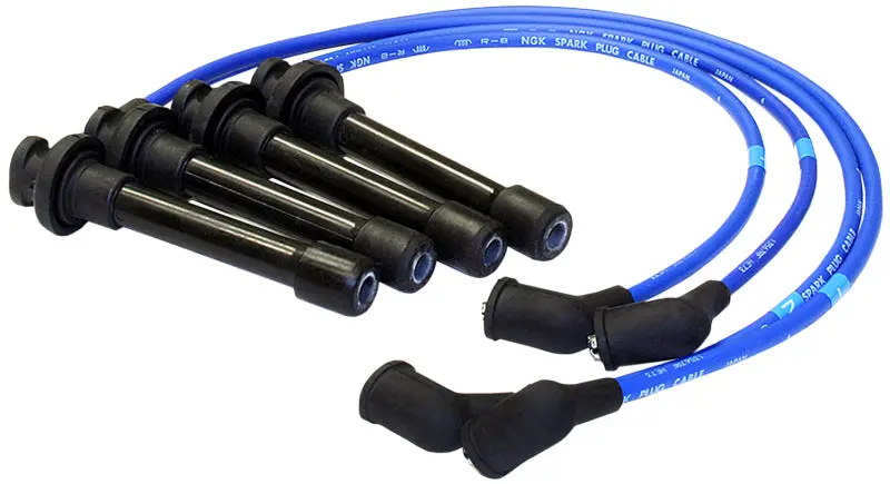 Ngk Spark Plug Wire Set - 96-97 Del Sol S/Si, 96-00 Civic Hx, 94-02 Accord 4Cyl, 97-99 Cl 4Cyl - 8028 1