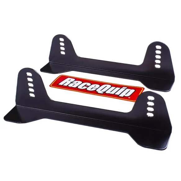 Racequip Steel Seat Mount Brackets - Short - Black Powder Coated - 1 Inch To 4 Inch Range - 96002029 1