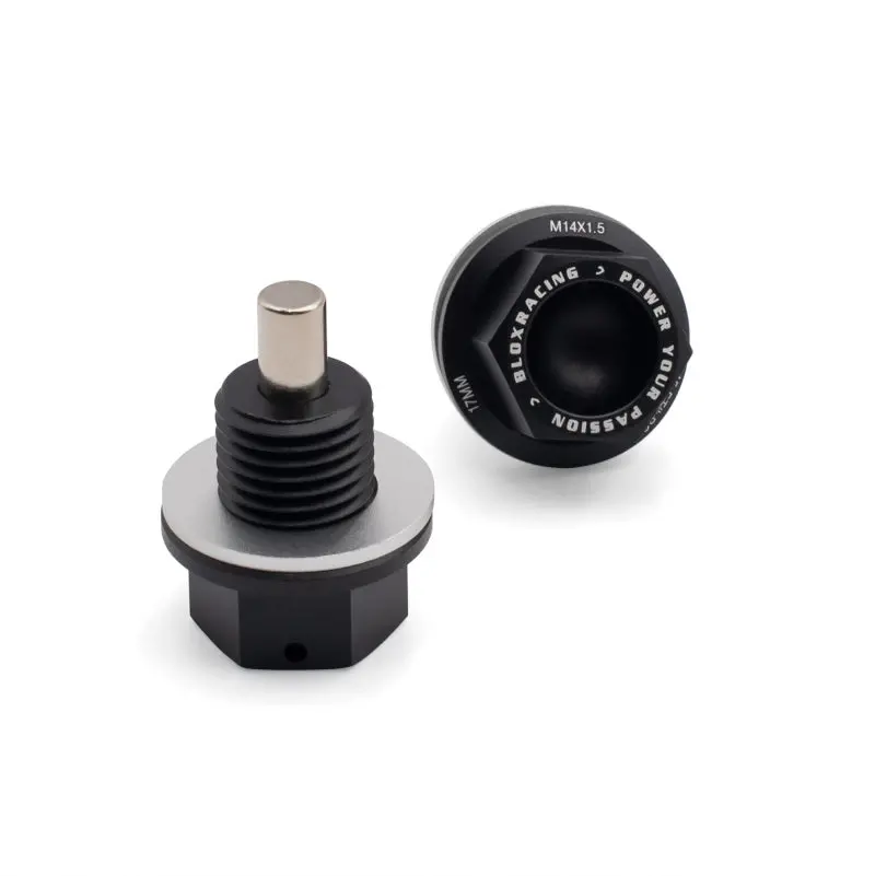 Blox Racing Magnetic Oil & Transmission Drain Plug Set - Bxac-00405-6 1