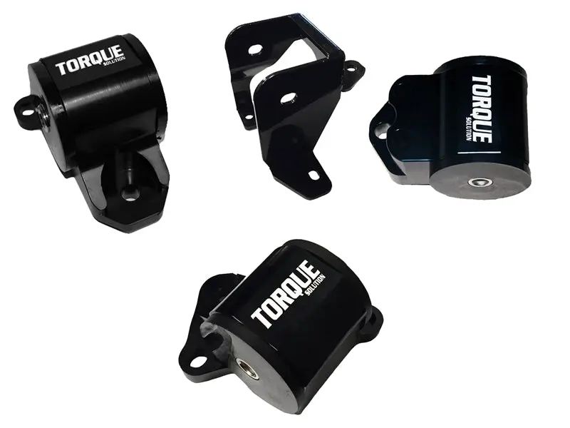 Torque Solution Billet Aluminum Mount Kit (3 Bolt): 96-00 Honda Civic Ek B/D-Series - Ts-Ha-Ek3 1