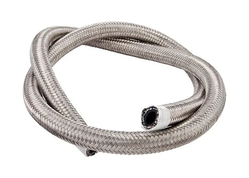 Torque Solution Stainless Steel Braided Rubber Hose -6An 20Ft (0.34In Id) - Ts-Rh-Sr6-20 1