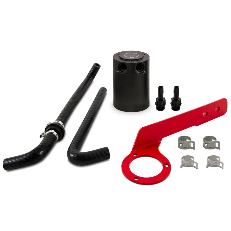 Mishimoto 2018+ Honda Accord 2.0T Baffled Oil Catch Can Pcv Side - Red - Mmbcc-Acrd20-18Pberd 1