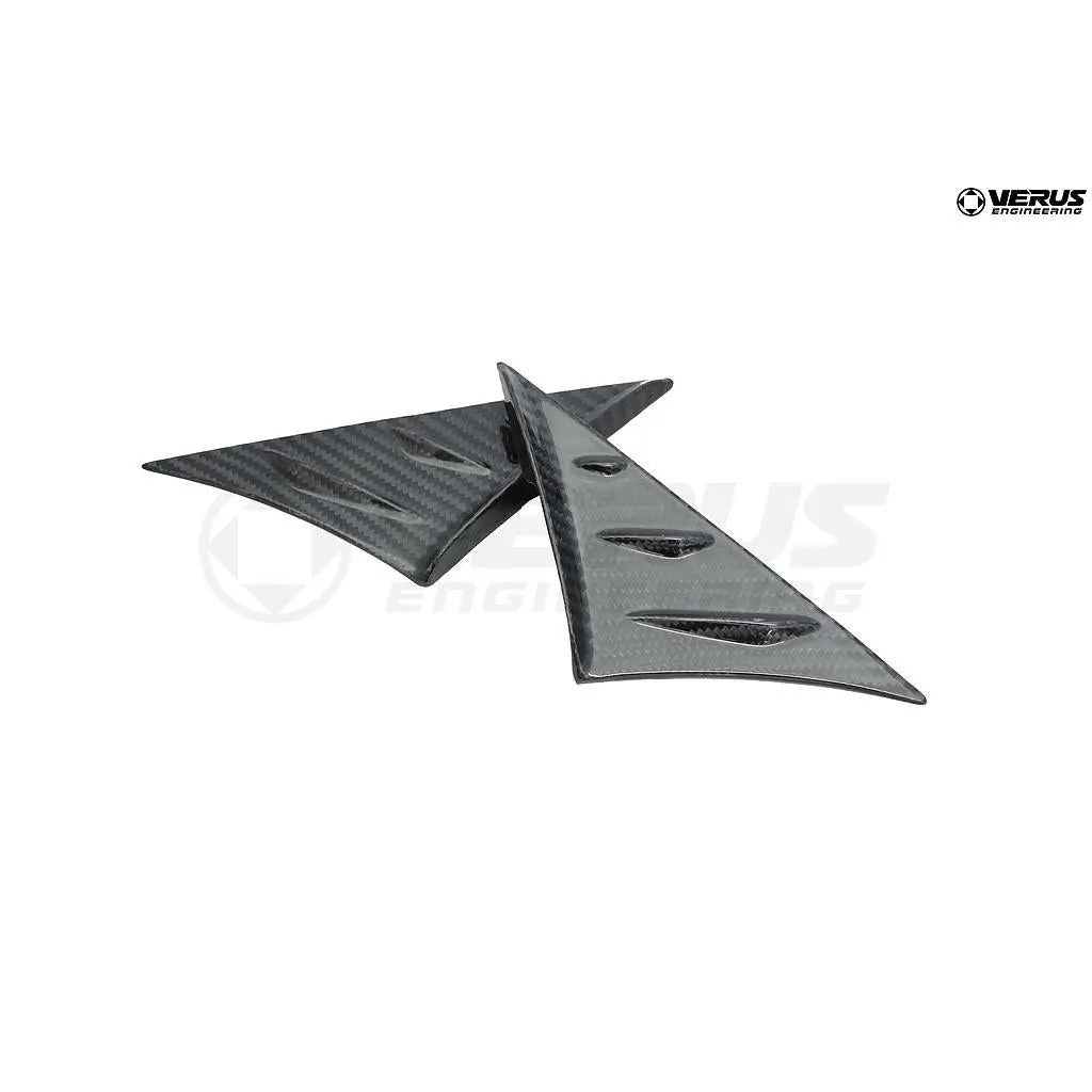 Verus Engineering Carbon Fiber Anti-Buffeting Wind Deflector - 2020+ Toyota Supra A90 - A0218a 1
