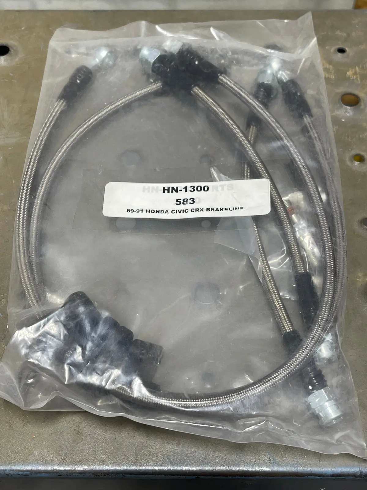 Techna-Fit Brake Line - 89-91 Civic/Crx - Tnahn-1300 **Clearance** 1