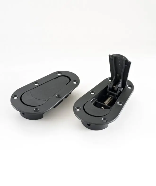 Aerocatch 120 Above Panel Series Latch Kit - Black - 120-2000 1
