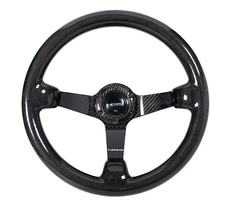 Nrg Full Carbon Fiber Steeering Wheel 350Mm Deep Dish - St-036Cf-1 1