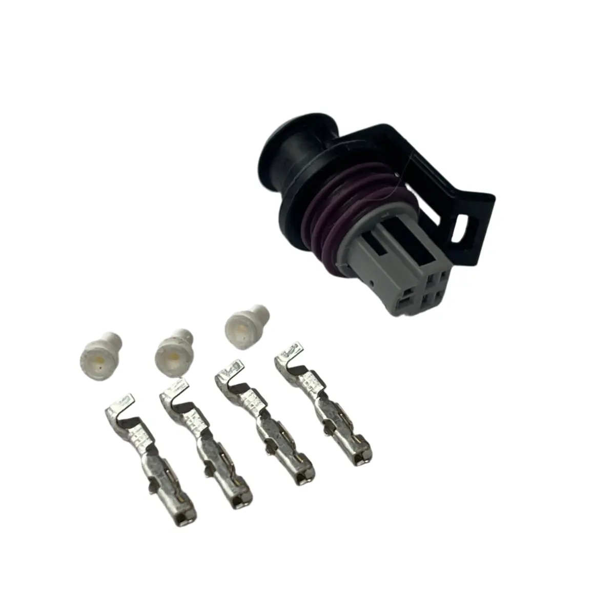 Npr 3-Pin Connector Kit For Aem, Haltech Pressure Sensor - 35-2131 1