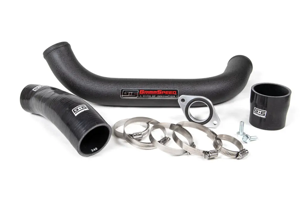 Grimmspeed Top Mount Intercooler Charge Pipe Kit Black - Subaru 15-21 Wrx - 090113 1