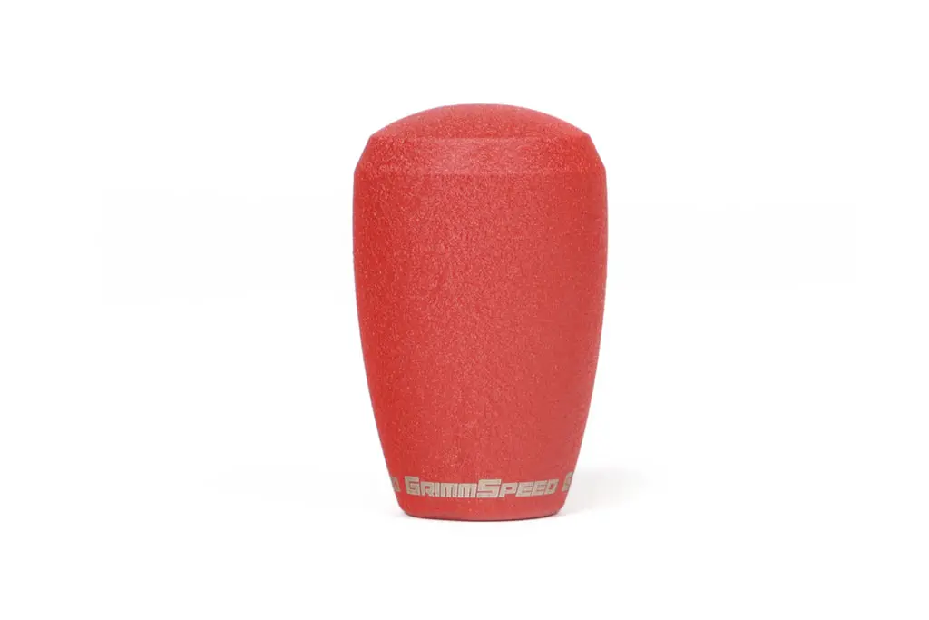 Grimmspeed Shift Knob, Shift Knob, Stainless Steel Red [M12x1.25]- Manual Subaru - 380000 1