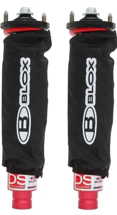 Blox Racing Coilover Covers - Black (Pair) - Bxss-00100-Ccb 1