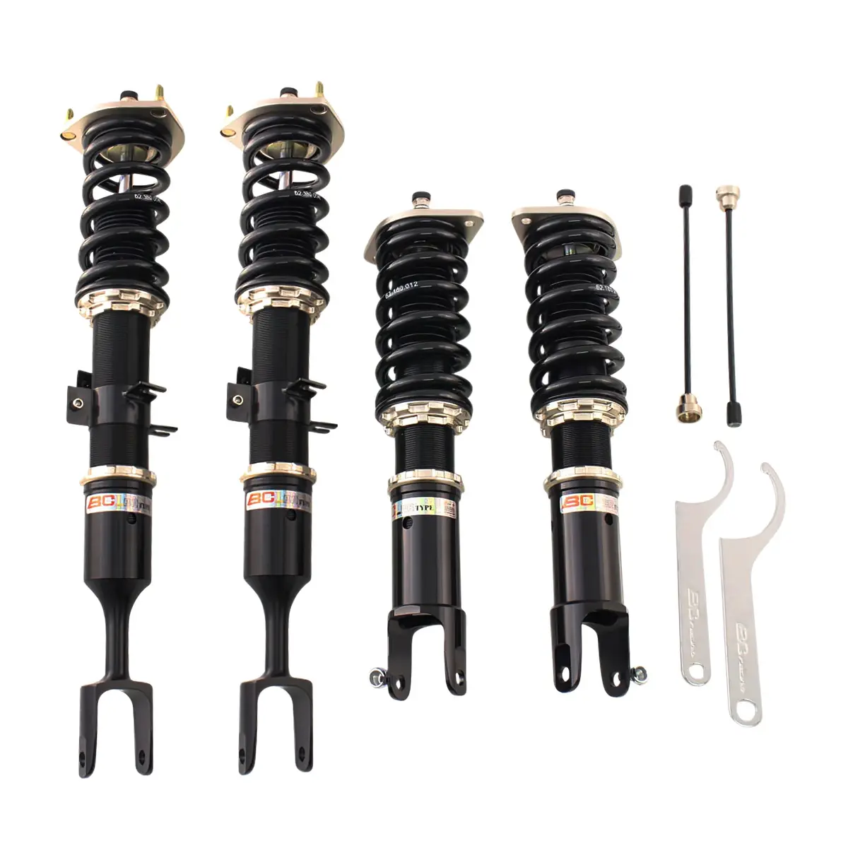 Bc Racing Coilovers Br Series - 07-08 G35 V36 Sedan, 08-13 G37 Coupe, 09-13 G37 Sedan, 2015 Q40, 14-15 Q60 Coupe V36 (True Coilover Rear) - V-28-Br 1