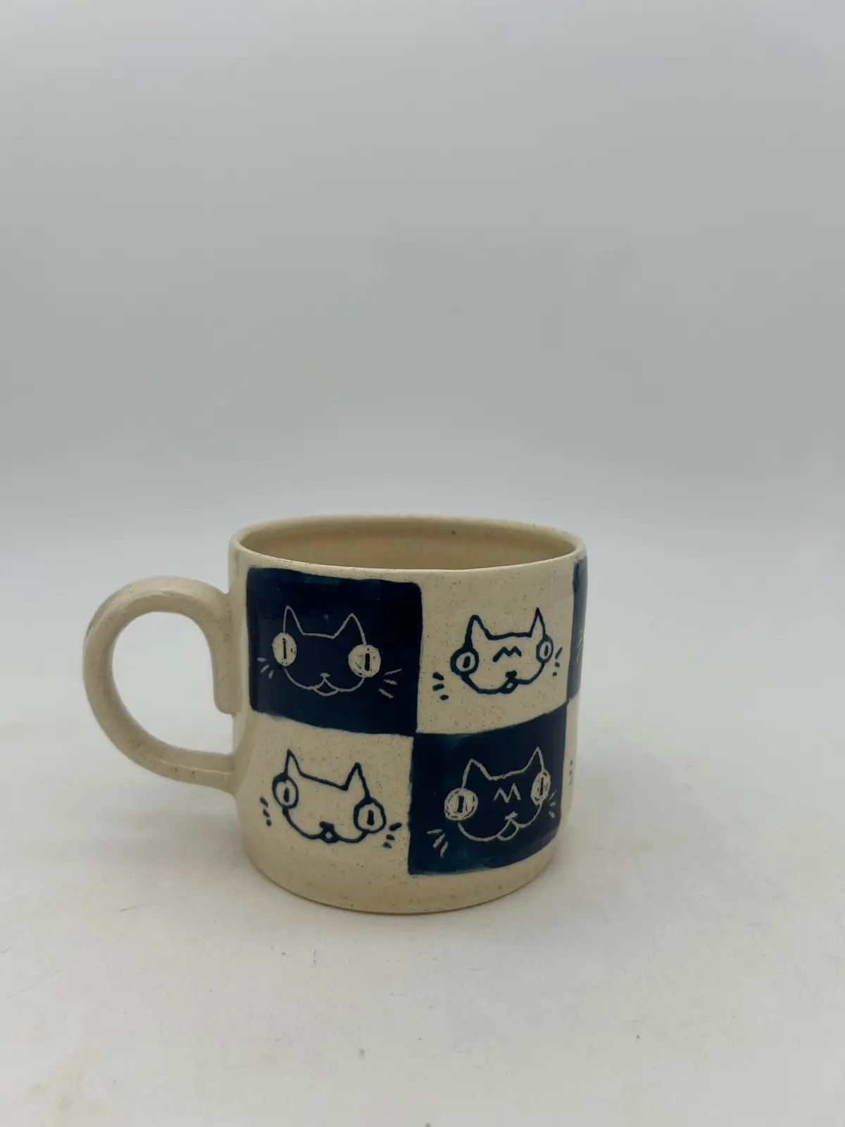 Checker Cat Mug #1 1