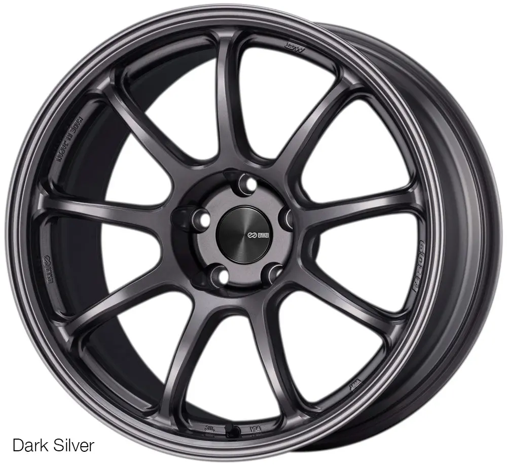 Enkei Pf09 17X7.5 5X112 45Mm Offset 75Mm Bore Dark Silver Wheel - 540-775-4445Ds 2