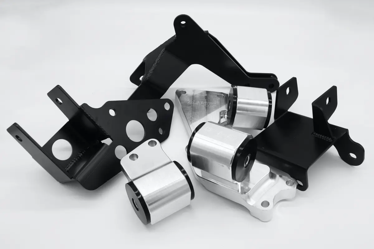 Hasport Engine Mount Kit For 96-00 Civic W/ K-Series Engine W/ Rsx And 02-11 Civic Si Manual Transmissions (Requires 92-95 Civic Front Subframe/Suspension) - Race (U70a) Urethane - Ekk2-70A 1