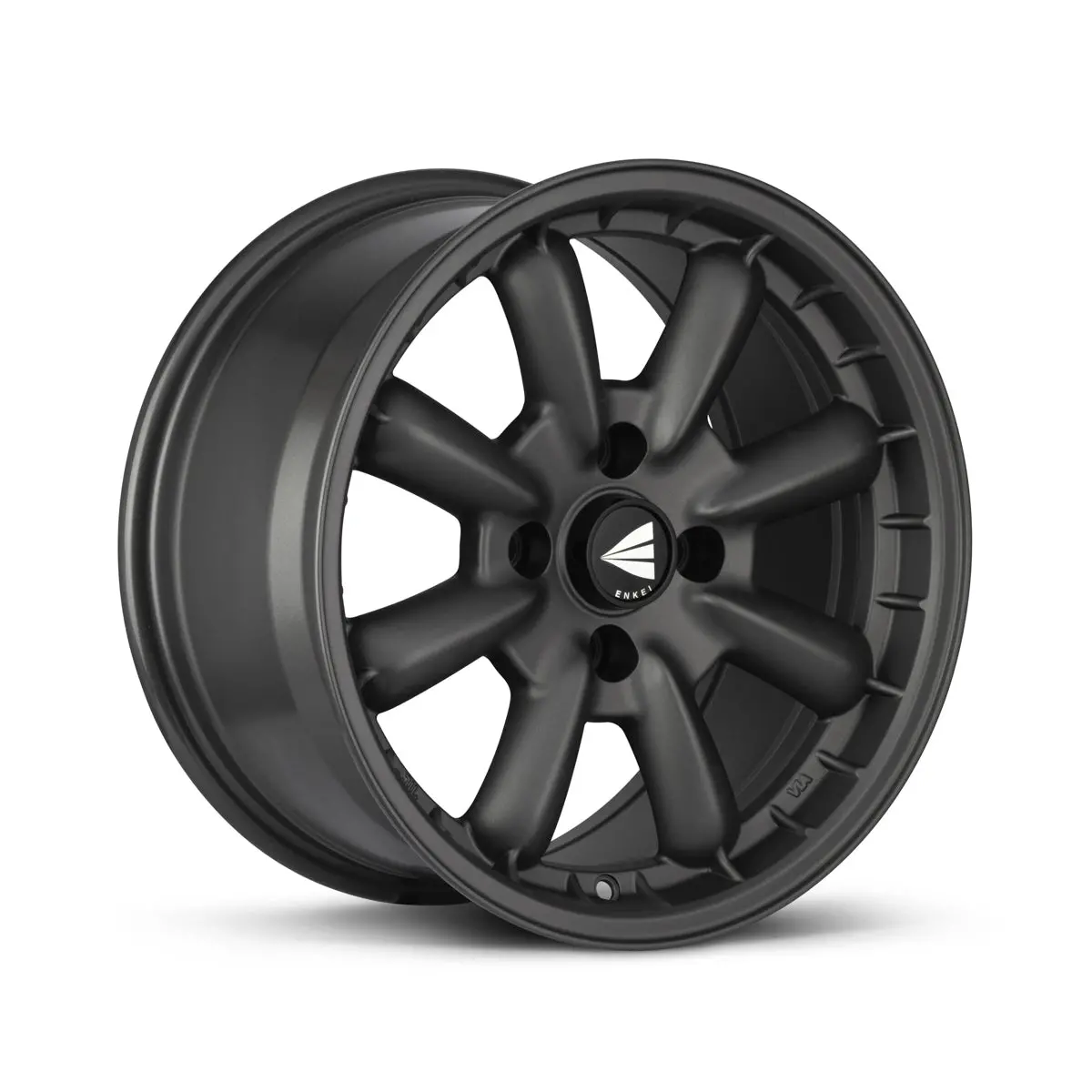 Enkei Compe 15X8 0Mm Offset 4X114.3 Bolt Pattern 72.6Mm Bore Dia Matte Gunmetal Wheel - 477-580-4800Gm 1