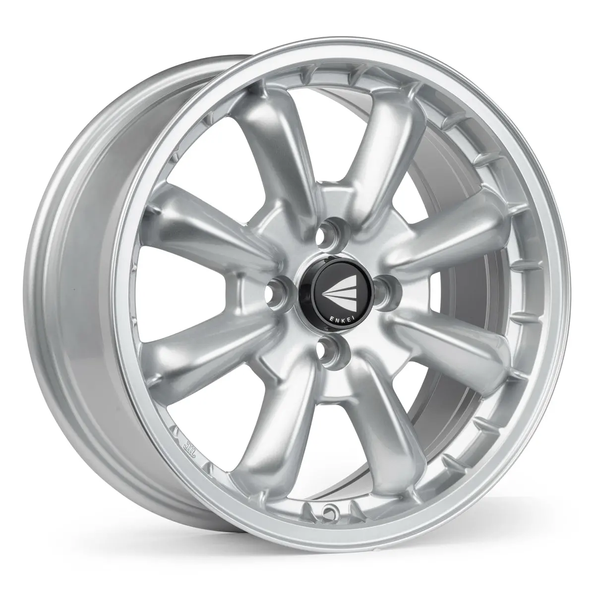 Enkei Compe 15X5.5 17Mm Offset 4X130 Bolt Pattern 87Mm Bore Dia Silver Wheel - 477-555-1517Sp 1