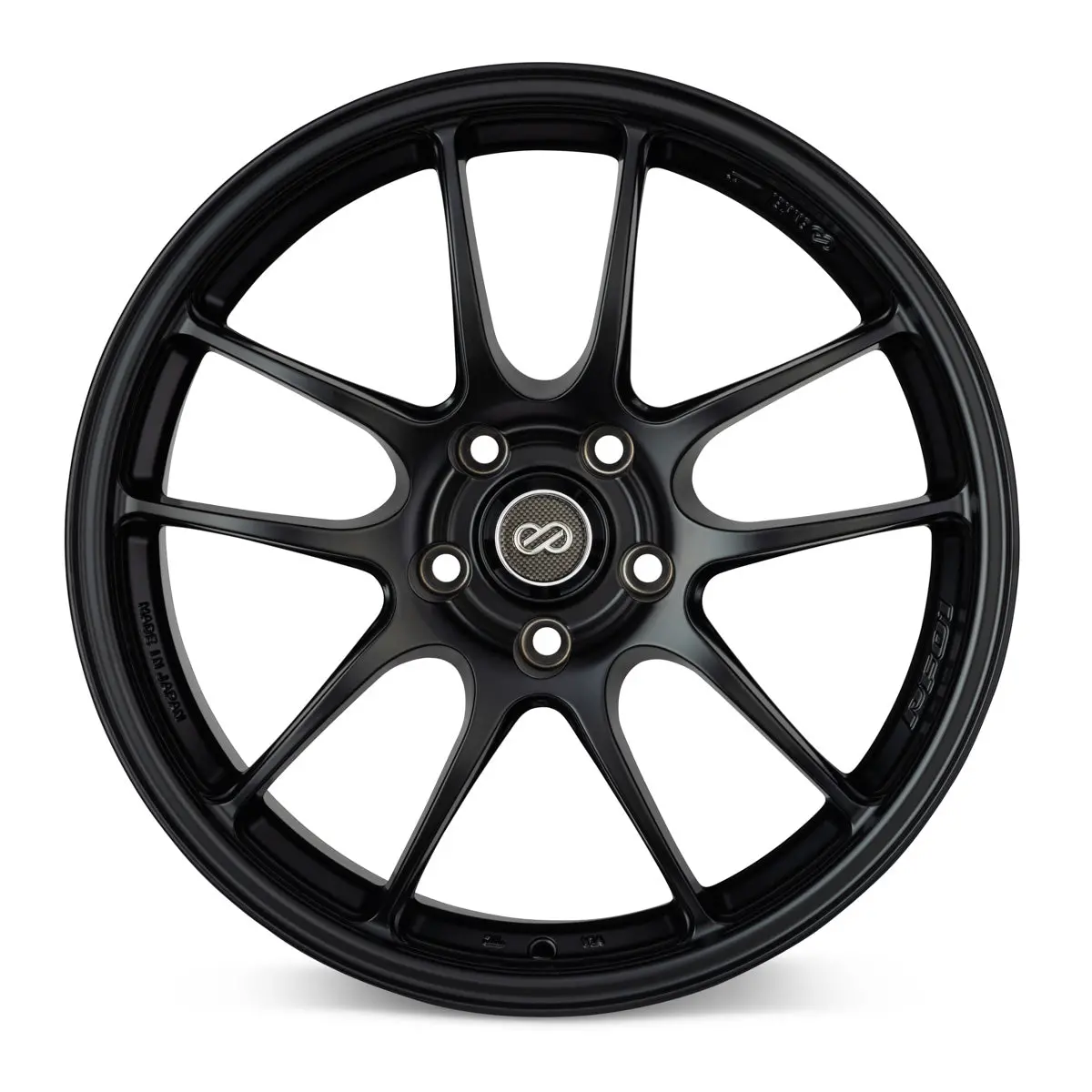 Enkei Pf01 18X9 5X114.3 45Mm Offset 75Mm Bore Matte Black Wheel - 460-890-6645Bk 2