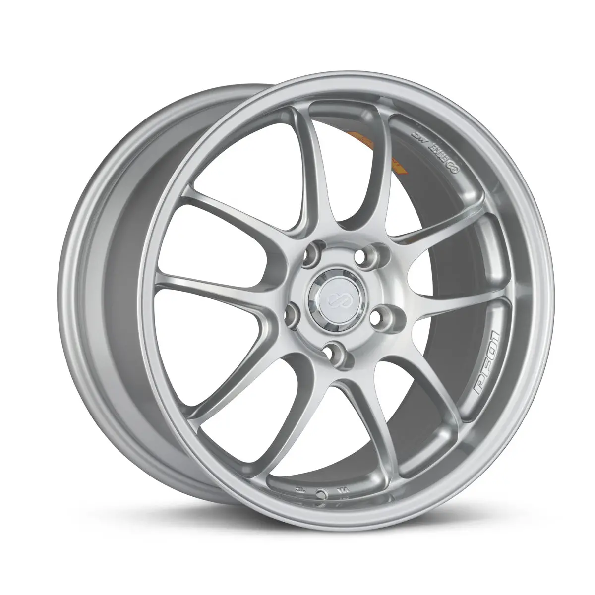 Enkei Pf01ss 17X9 5X114.3 60Mm Offset 75Mm Bore Diameter Silver Wheel - 460-790-6560Sp 1