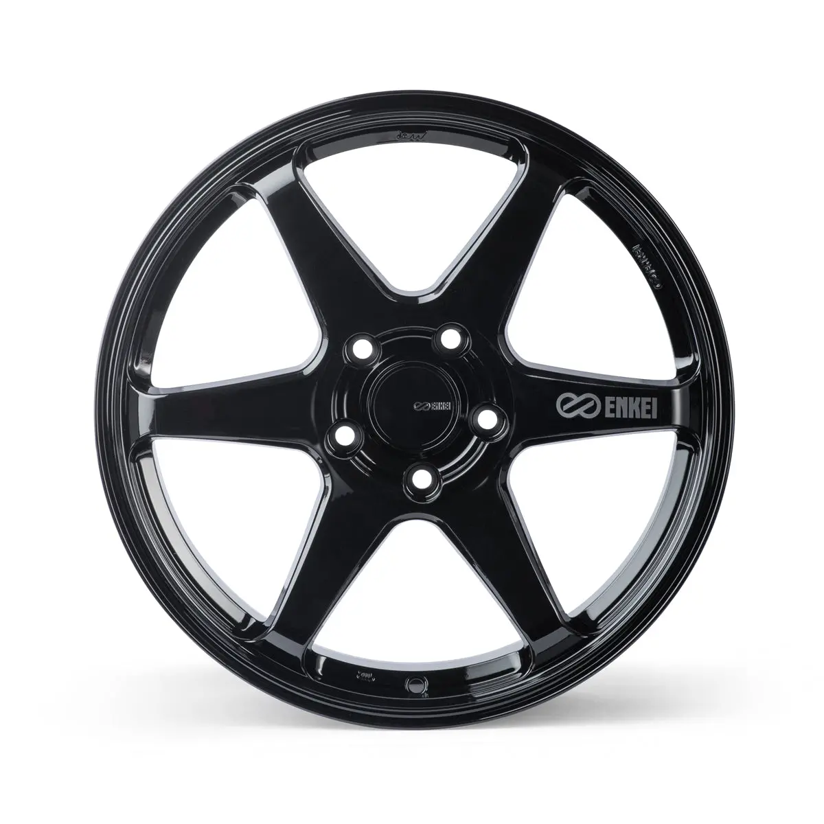 Enkei T6r 18X8.5 38Mm Offset 5X114.3 Bolt Pattern 72.6 Bore Gloss Black Wheel - 539-885-6538Bk 2