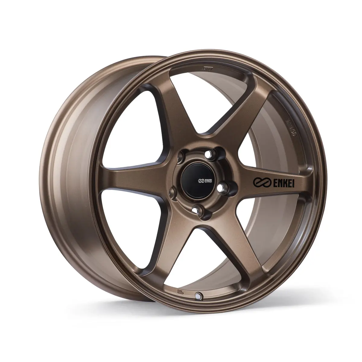 Enkei T6r 17X9 45Mm Offset 5X100 Bolt Pattern 72.6 Bore Matte Bronze Wheel - 539-790-8045Zp 1