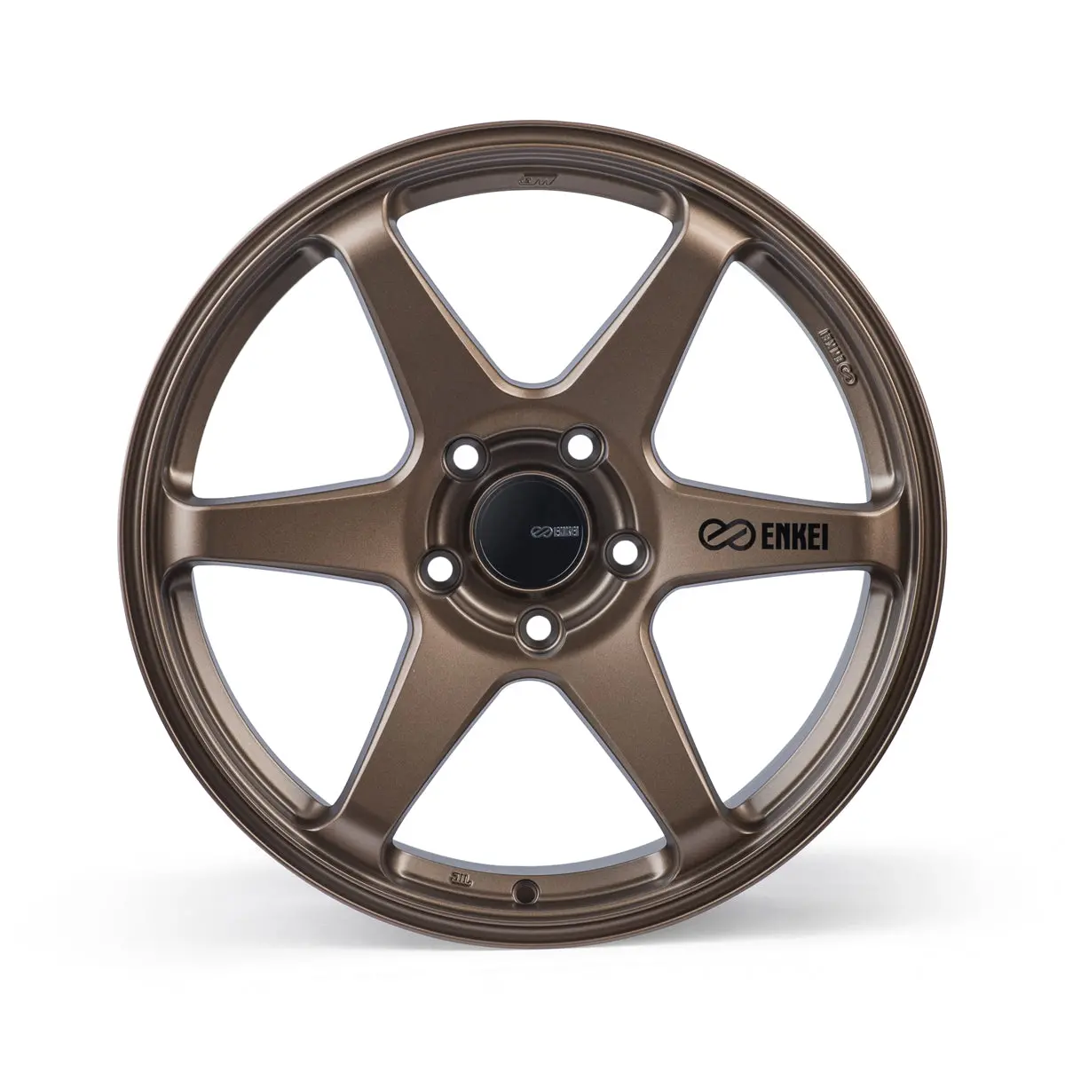 Enkei T6r 17X8 40Mm Offset 5X114.3 Bolt Pattern 72.6 Bore Matte Bronze Wheel - 539-780-6540Zp 2