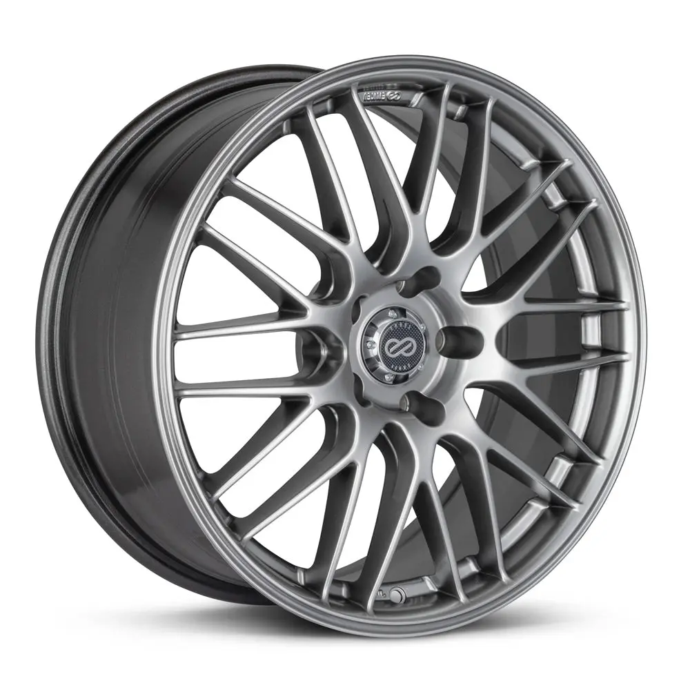 Enkei Ekm3 18X8 5X110 40Mm Offset 72.6 Bolt Dia Hyper Silver Wheel - 442-880-5140Hs 1