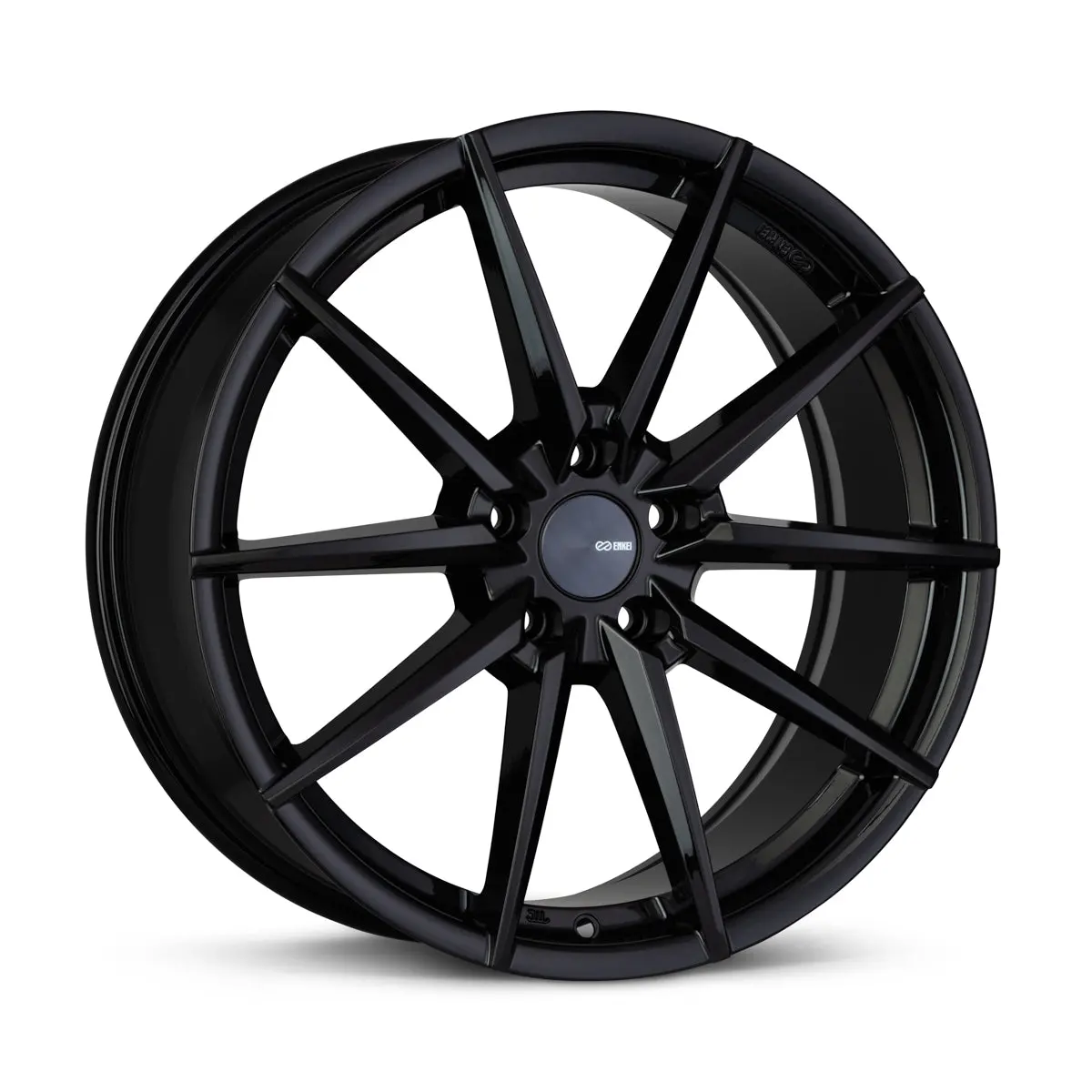 Enkei Hornet 19X8 5X114.3 45Mm Offset 72.6Mm Bore Gloss Black Wheel - 533-980-6545Bk 1