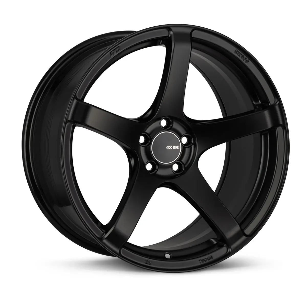 Enkei Kojin 17X8 45Mm Offset 5X114.3 Bolt Pattern 72.6Mm Bore Dia Matte Black Wheel - 476-780-6545Bk 1