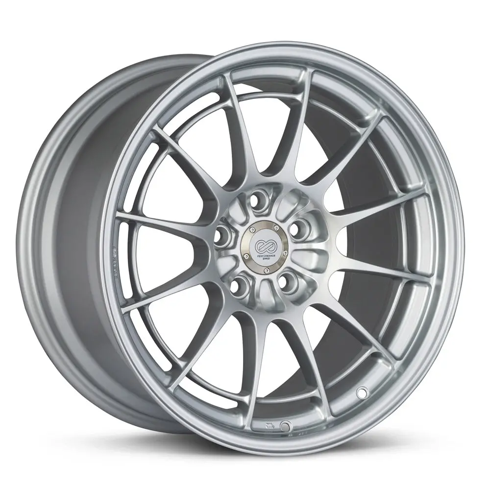 Enkei Nt03+M 18X9.5 5X108 40Mm Offset 72.6Mm Bore F1 Silver Wheel - 3658953140Sp 1