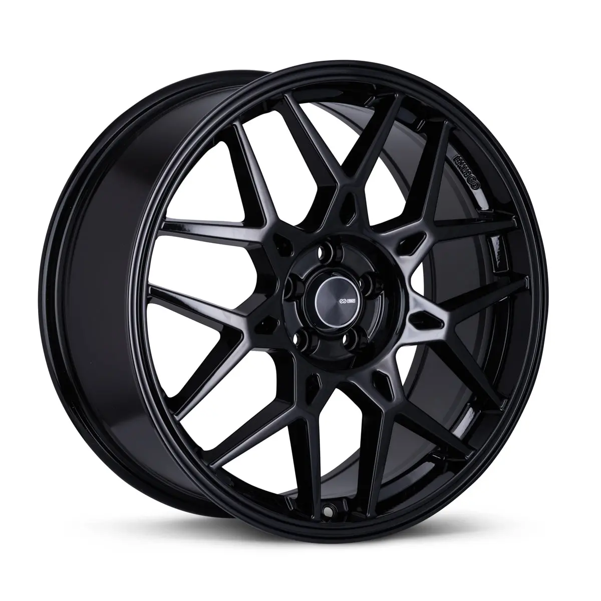 Enkei Pdc 18X8 5X108 45Mm Offset 72.6Mm Bore Black Wheel - 502-880-3145Bk 1