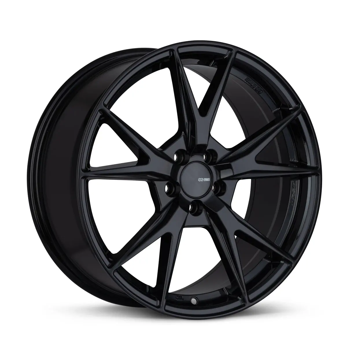 Enkei Phoenix 17X7.5 45Mm Offset 5X100 72.6Mm Bore Gloss Black Wheel - 523-775-8045Bk 1