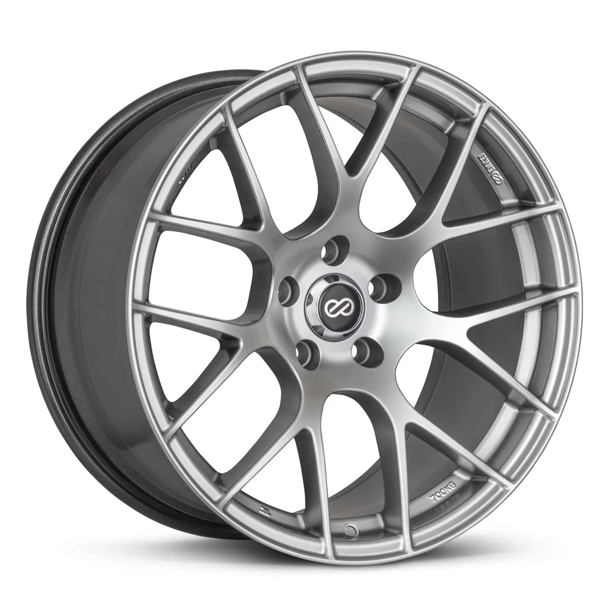 Enkei Raijin 18X10.5 25Mm Offset 5X114.3 Bolt Pattern Hyper Silver Wheel - 467-8105-6525Hs 1