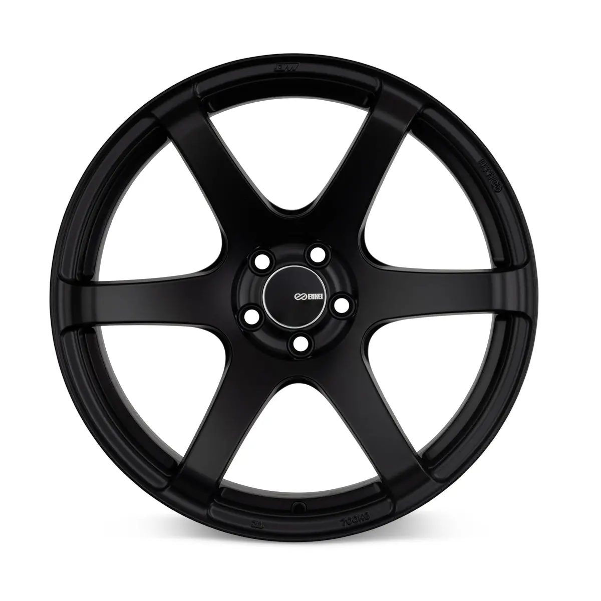 Enkei T6s 17X8 45Mm Offset 5X100 Bolt Pattern 72.6 Bore Matte Black Wheel - 485-780-8045Bk 2