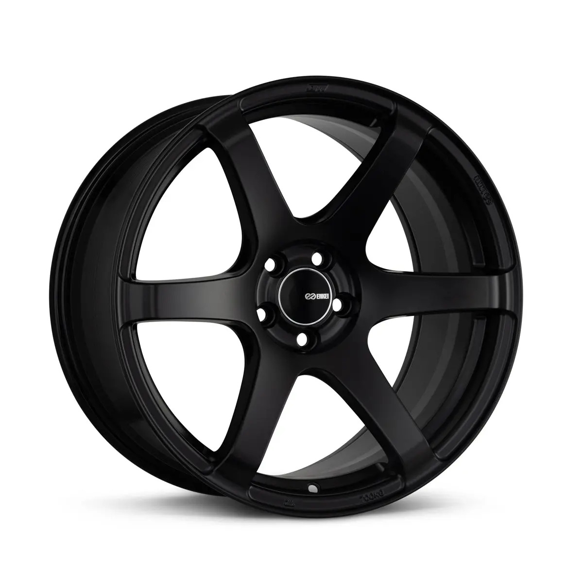 Enkei T6s 18X8 45Mm Offset 5X114.3 Bolt Pattern 72.6 Bore Matte Black Wheel - 485-880-6545Bk 1
