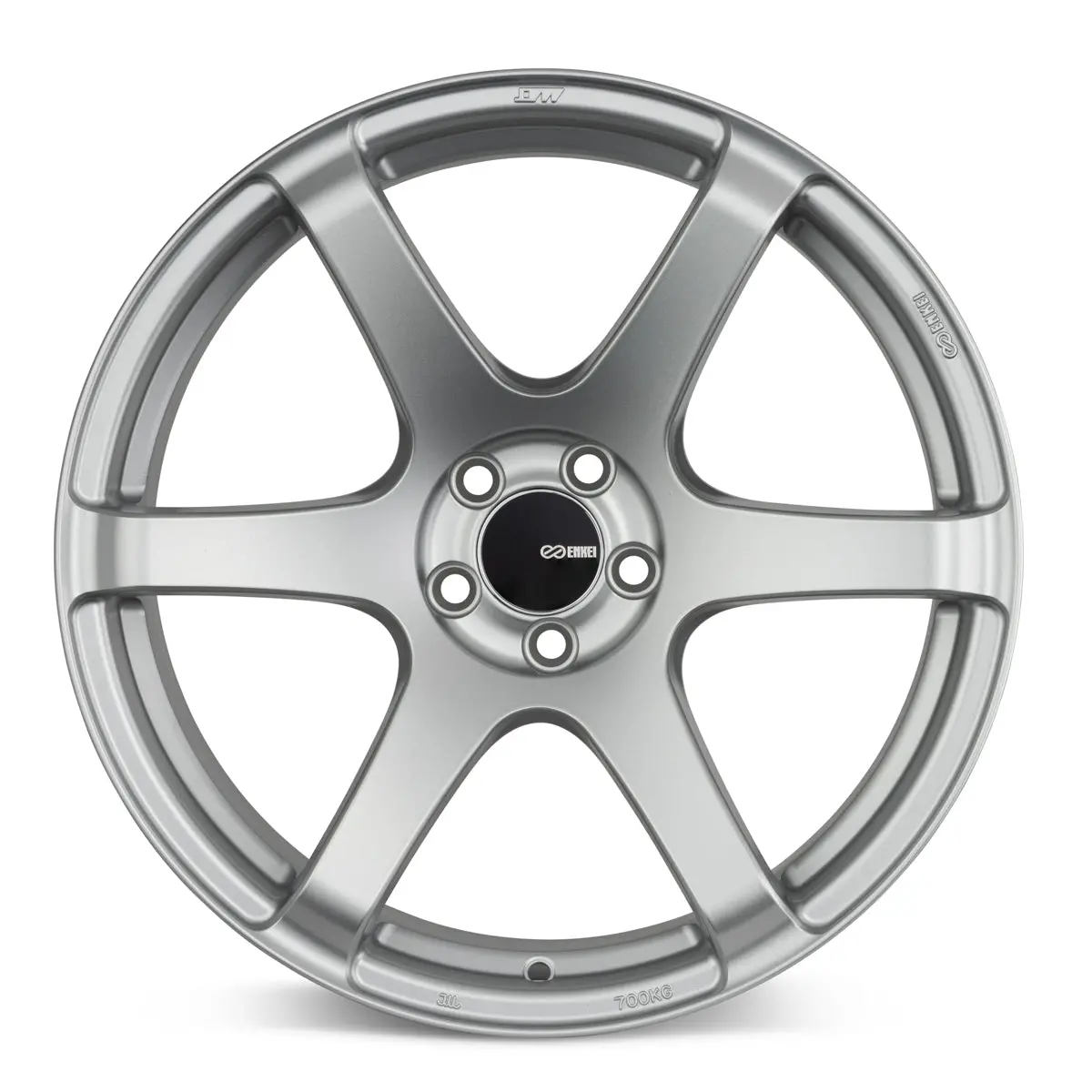 Enkei T6s 18X8 45Mm Offset 5X100 Bolt Pattern 72.6 Bore Matte Silver Wheel - 485-880-8045Sp 2