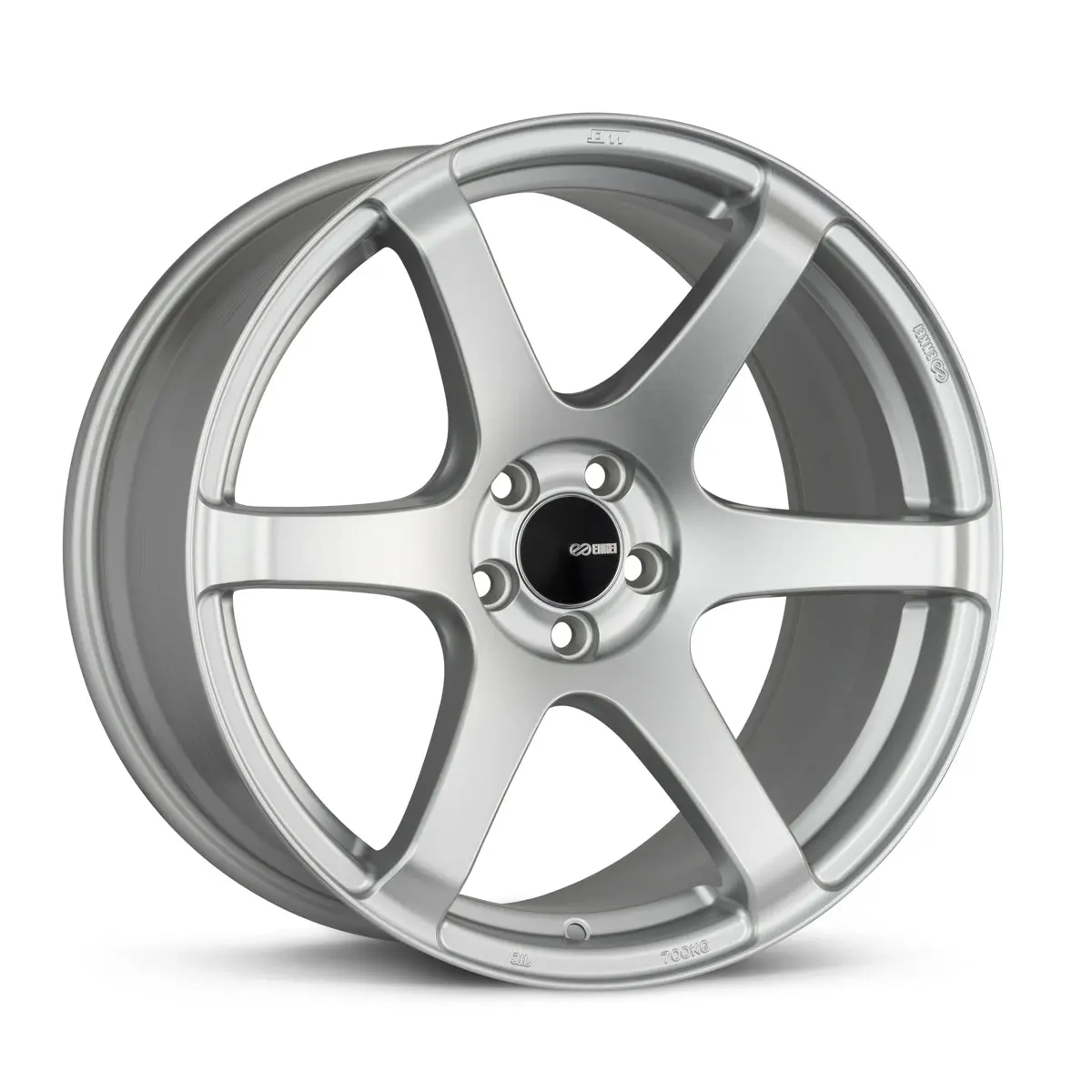 Enkei T6s 17X8 45Mm Offset 5X100 Bolt Pattern 72.6 Bore Matte Silver Wheel - 485-780-8045Sp 1