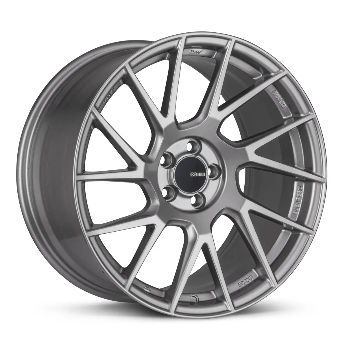 Enkei Tm7 17X8.0 5X100 45Mm Offset 72.6Mm Bore Storm Gray Wheel - 507-780-8045Gr 1