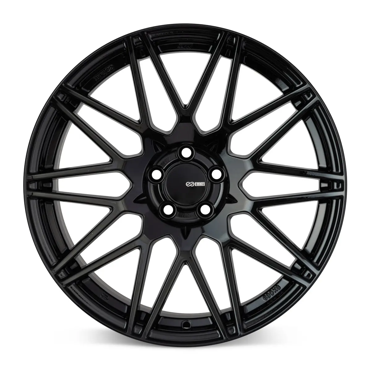 Enkei Tms 18X9.5 5X114.3 15Mm Offset 72.6Mm Bore Gloss Black Wheel - 515-895-6515Bk 2