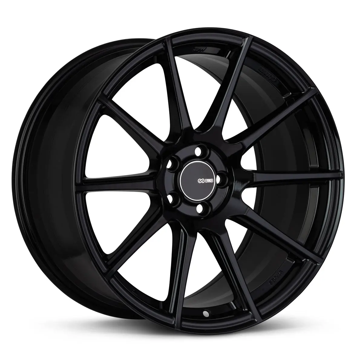 Enkei Ts10 18X8 5X114.3 50Mm Offset 72.6Mm Bore Black Wheel - 499-880-6550Bk 1