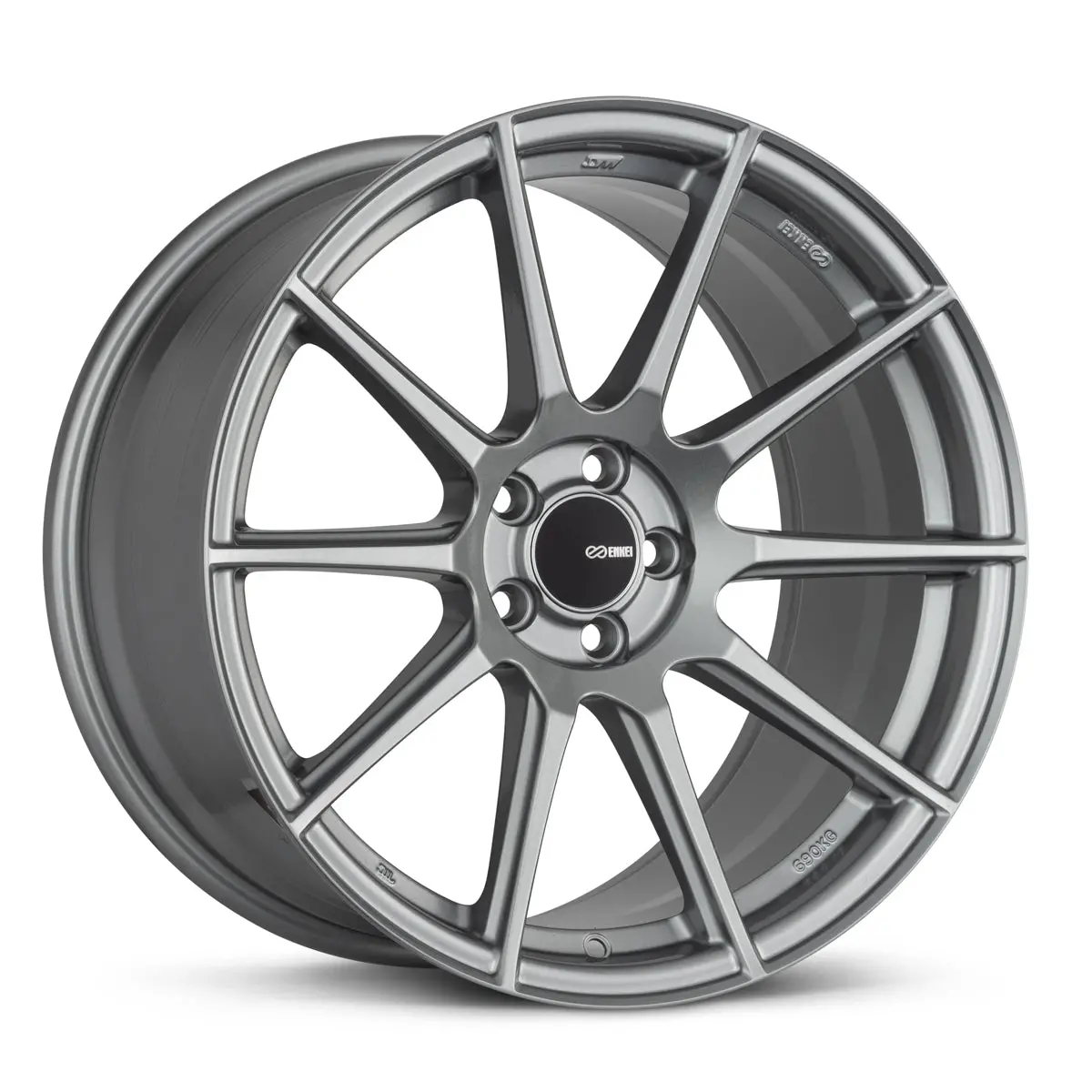 Enkei Ts10 18X8.5 5X114.3 35Mm Offset 72.6Mm Bore Grey Wheel - 499-885-6535Gr 1