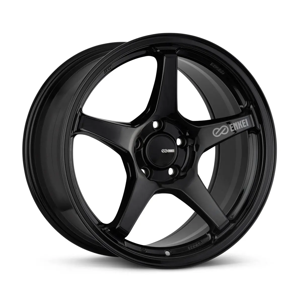 Enkei Ts-5 18X8.5 5X100 45Mm Offset 72.6Mm Bore Gloss Black - 521-885-8045Bk 1