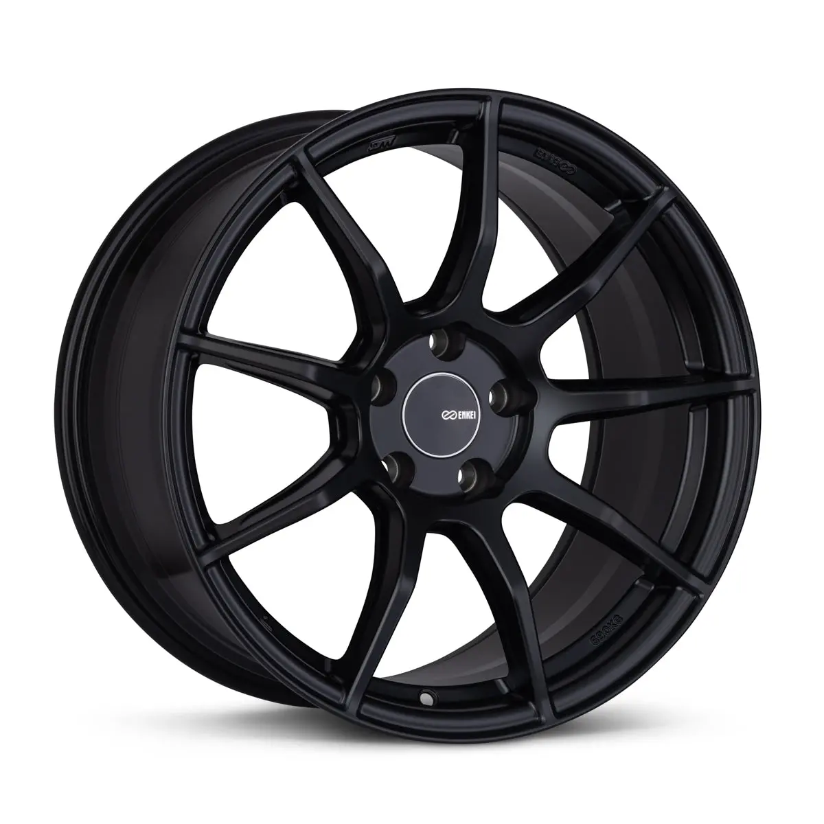 Enkei Ts9 18X8.5 5X100 40Mm Offset 72.6Mm Bore Black - 492-885-8040Bk 1