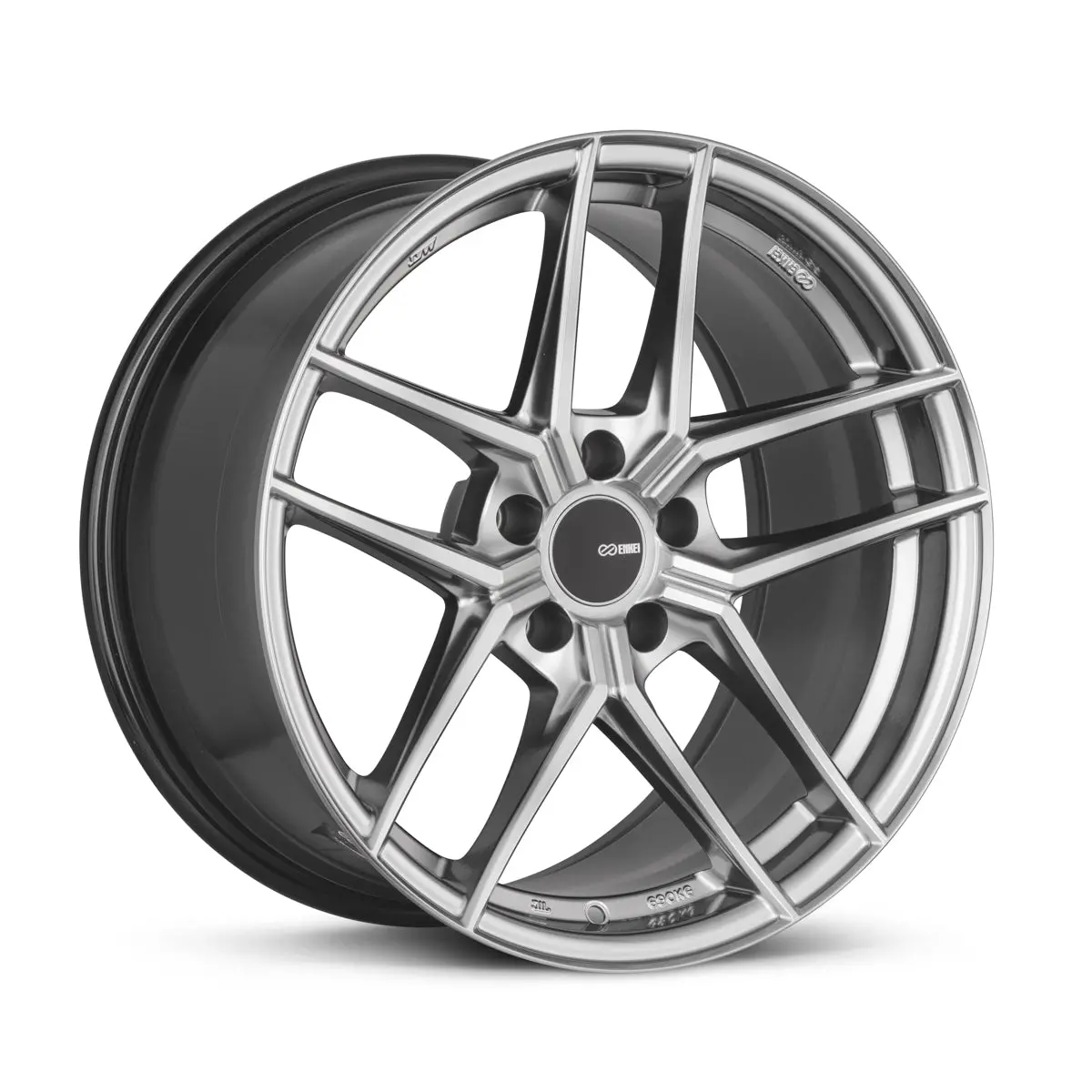 Enkei Ty-5 18X9.5 5X100 45Mm Offset 72.6Mm Bore Hyper Silver - 498-895-8045Hs 1