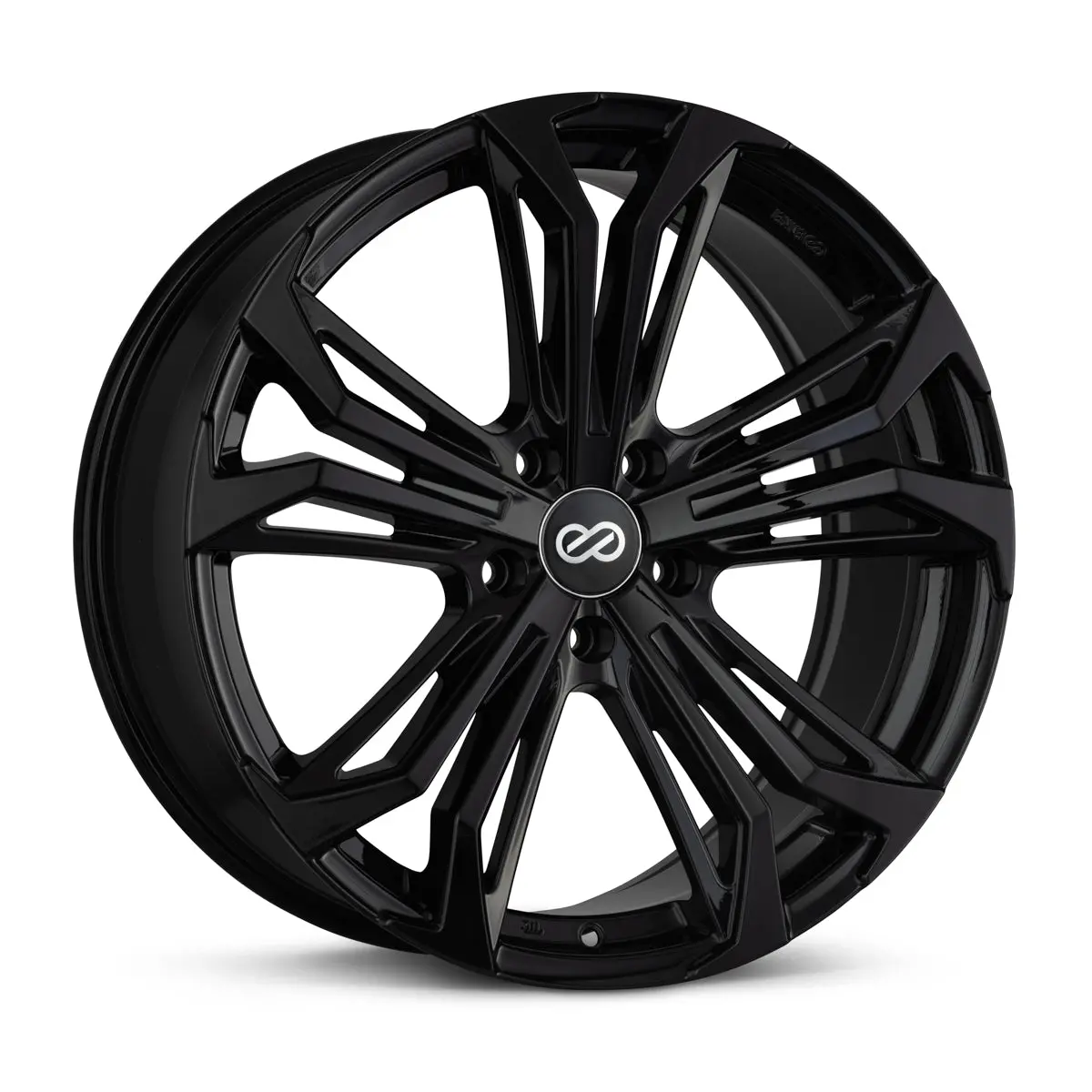 Enkei Vortex 5 Wheel 17X7.5 40Mm Offset 5X114.3Mm Bore - Black - 510-775-6540Bk 1