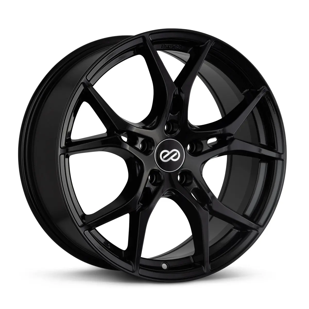 Enkei Vulcan 17X7.5 45Mm Offset 5X114.3 Bolt 72.6Mm Bore Gloss Black Wheel - 517-775-6545Bk 1